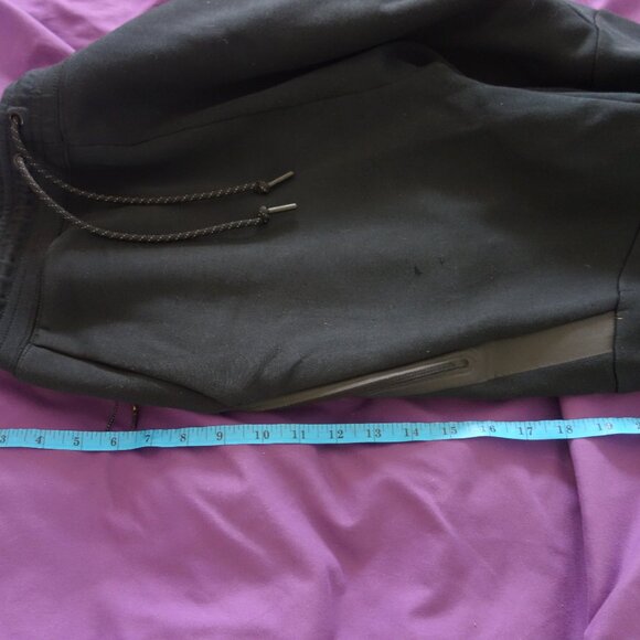 Nike 66% Cotton/34% Polyester Size M Black Sweat Pants - Picture 10 of 16